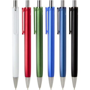 Logo trade promotional items image of: Feld RCS recycled ballpoint pen with metallic finish (black ink)