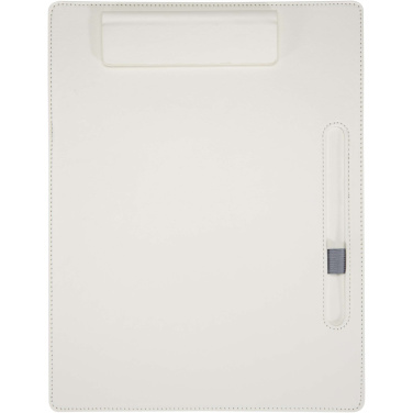 Logo trade promotional gift photo of: Clast A4 clipboard with magnetic closure and RCS recycled ballpoint pen (black ink)