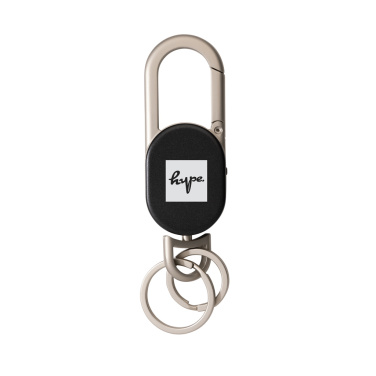Logo trade promotional products image of: Keyfinder Dual keychain with worldwide locating