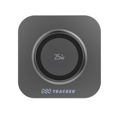 Logo trade corporate gifts image of: Quantum ultra-fast 25W magnetic wireless charging pad
