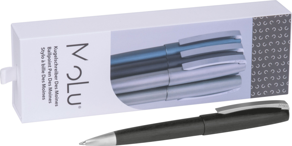 Logotrade promotional giveaway image of: Metal ballpoint pen Des Moines MoLu