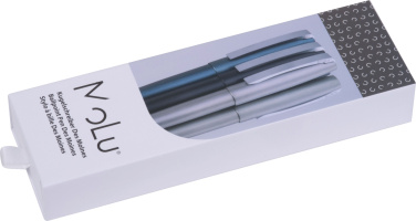 Logo trade promotional giveaways picture of: Metal ballpoint pen Des Moines MoLu