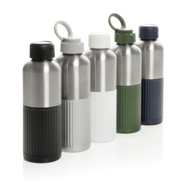 Logo trade promotional merchandise photo of: Ripple RCS R-steel leakproof water bottle with handle 750ML