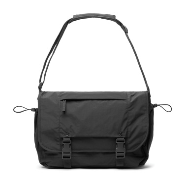 Logo trade corporate gift photo of: KENTO URBAN RCS recycled nylon 15.6 inch Messenger