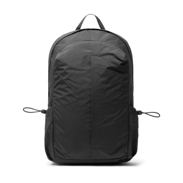 Logo trade corporate gifts image of: KENTO URBAN RCS recycled nylon 15.6 inch Backpack with front