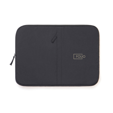 Logo trade corporate gift photo of: KENTO URBAN RCS recycled nylon 15.6 inch laptop sleeve
