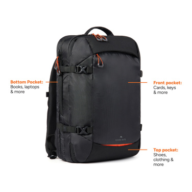 Logotrade promotional item picture of: Nordic Drift RCS Travelling backpack 25L