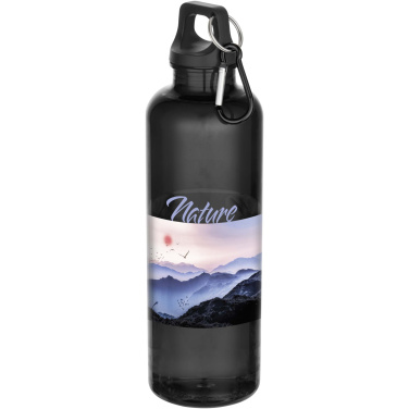 Logo trade corporate gifts image of: Oregon 750 ml RCS recycled plastic water bottle with carabiner