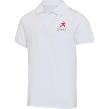 Logotrade promotional merchandise image of: Beryl 220 g/m² short sleeve unisex OCS organic recycled polo