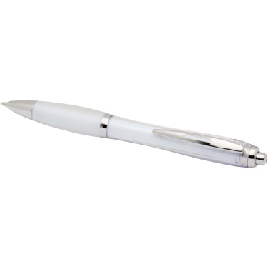 Logo trade advertising products image of: Nash RCS recycled plastic ballpoint pen (blue ink)