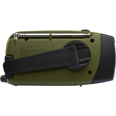 Logotrade promotional merchandise image of: Avior RCS recycled plastic emergency radio