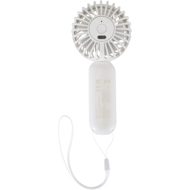 Logo trade business gift photo of: Aervia recycled plastic portable fan