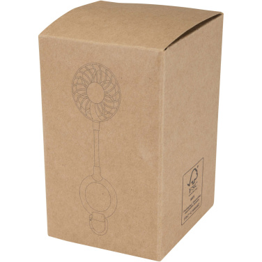 Logo trade promotional item photo of: Ventio recycled plastic magnetic portable fan