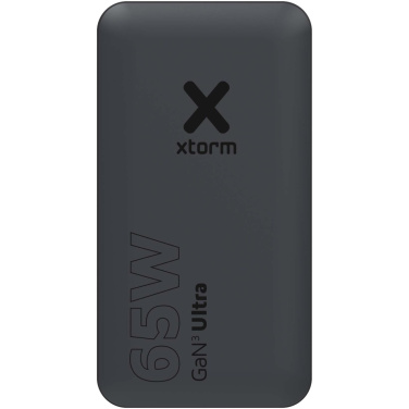 Logo trade promotional gifts image of: Xtorm 65W fast travel charger with cable and travel case set