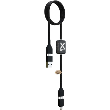 Logotrade corporate gift image of: SCX.design C32 60W switch charging cable with light-up logo