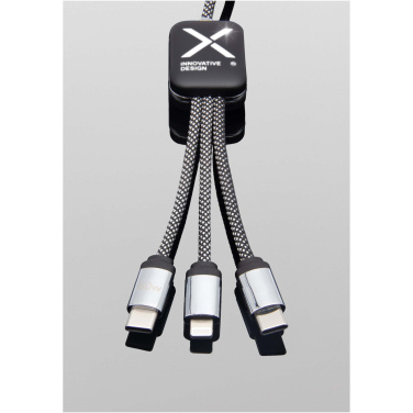 Logotrade promotional product image of: SCX.design C33 60W Type-C charging cable with dual light-up logo 