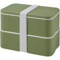 MIYO POP 700+700 ml double layer lunch box, Heather green