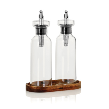 Logo trade corporate gift photo of: AdHoc Menage AromaPour Oil and vinegar pourer set 300ml