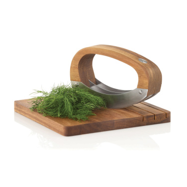 Logo trade promotional products image of: AdHoc RoccaVerde Chopping knife with chopping board