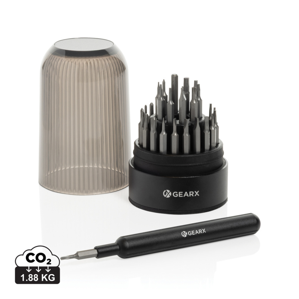 Logo trade corporate gifts picture of: Gear X 31 in 1 Multifunctional screwdriver set