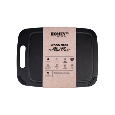 Logotrade promotional giveaway picture of: Homey's Cutting board L Wood fiber