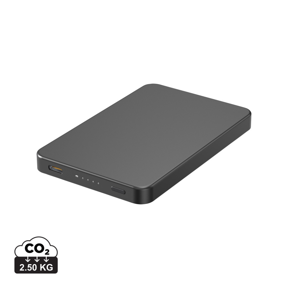 Logo trade corporate gifts image of: Urban Vitamin Marin 5000mAh magnetic 15W wireless powerbank