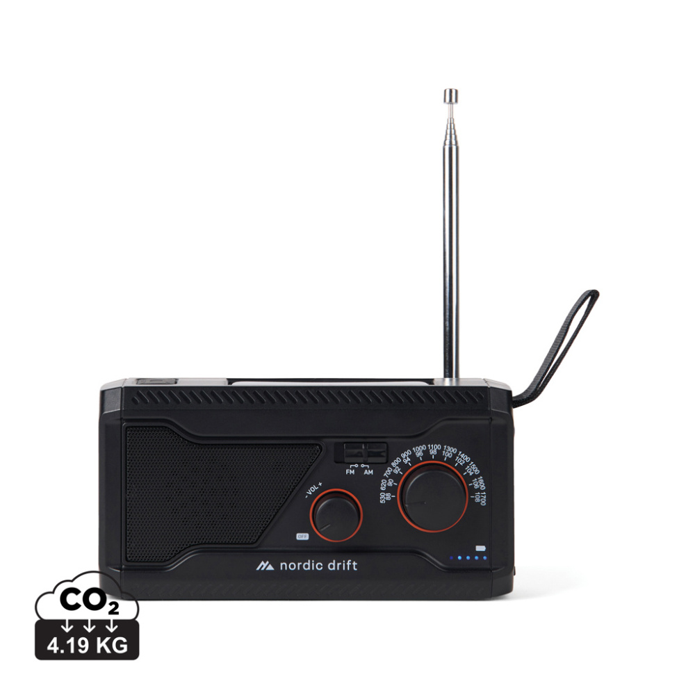 Logotrade promotional product picture of: Nordic Drift Titan IPX4 multifunctional radio 4000mah