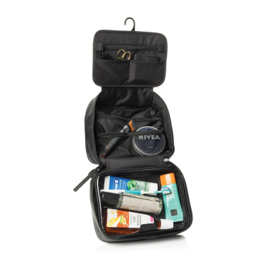Logo trade corporate gift photo of: Swiss Peak OSLO RCS Multifunctional Toiletry Pouch