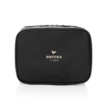 Logo trade promotional item photo of: Swiss Peak OSLO RCS Multifunctional Toiletry Pouch