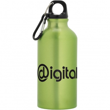 Logotrade firmakingid pilt: Oregoni 400 ml alumiiniumist veepudel karabiiniga