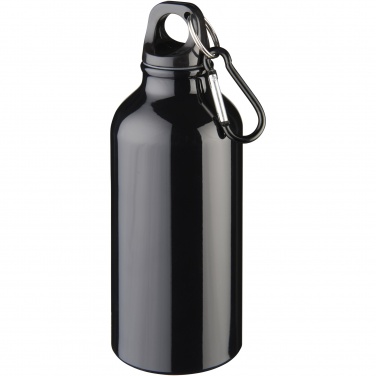 Logotrade reklaamkingituse foto: Oregoni 400 ml alumiiniumist veepudel karabiiniga