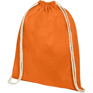 Logotrade reklaamtooted pilt: Oregon 100 g/m² puuvillane pingutusnööriga sussikott 5L