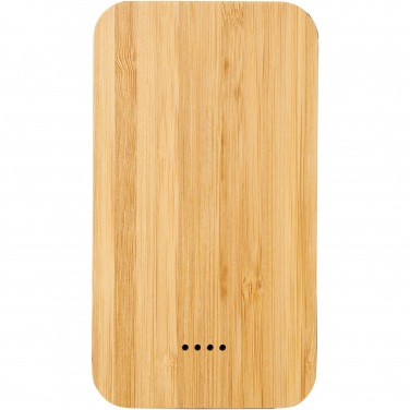 Logotrade firmakingitused pilt: Tulevane 6000 mAh bambusest/kangast juhtmevaba akupank