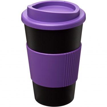 Logo trade reklaamkingid foto: Americano® 350 ml silikoonist võruga kohvitops
