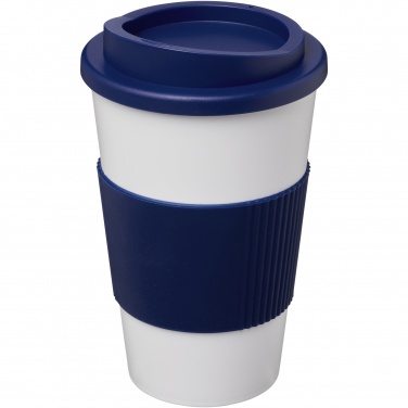 Logotrade ärikingituse foto: Americano® 350 ml silikoonist võruga kohvitops