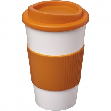 Logotrade ärikingituse foto: Americano® 350 ml silikoonist võruga kohvitops