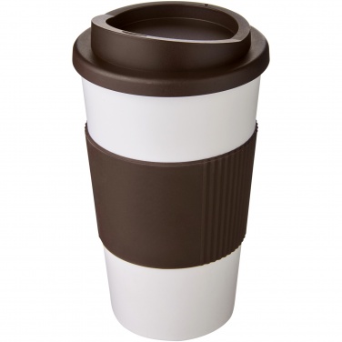 Logo trade reklaamkingi pilt: Americano® 350 ml silikoonist võruga kohvitops