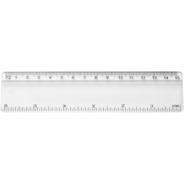 Logo trade firmakingituse pilt: Renzo 15 cm plastikust joonlaud