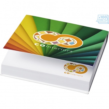 Logotrade reklaamtoote foto: Sticky-Mate® pehme kaanega ruudulised kleeppaberid 75x75mm