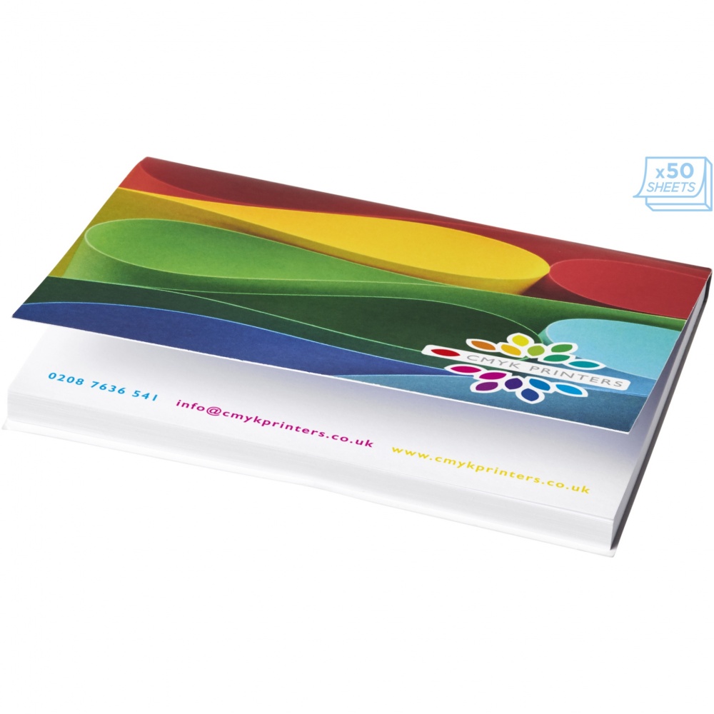 Logotrade reklaamkingituse foto: Sticky-Mate® A7 pehmekaanelised kleeppaberid 100x75mm