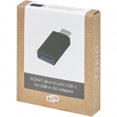 Logo trade reklaamkingi pilt: ADAPT alumiiniumist USB-C adapteriga USB-A 3.0