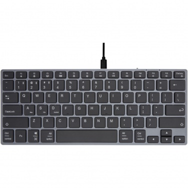 Logotrade firmakingituse foto: Hübriidjõudlusega Bluetooth-klaviatuur – QWERTY