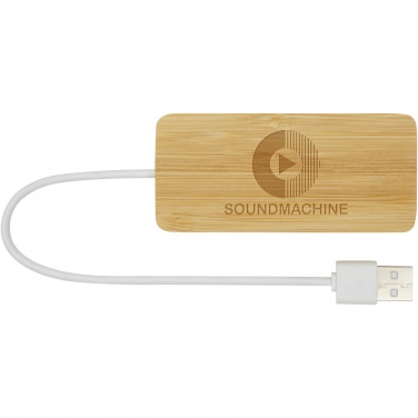 Logotrade meene foto: Tapase bambusest USB-jaotur