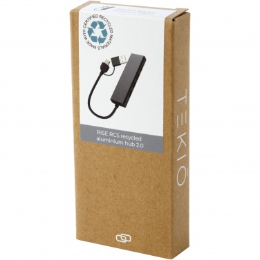 Logo trade reklaamtoote pilt: Rise RCS-i taaskasutatud alumiiniumist USB 2.0 jaotur
