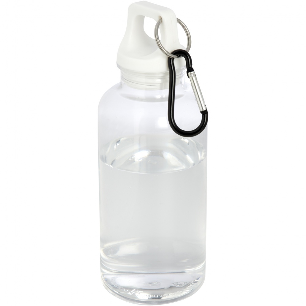 Logotrade reklaamkingituse foto: Oregoni 400 ml RCS sertifikaadiga taaskasutatud plastikust veepudel karabiiniga