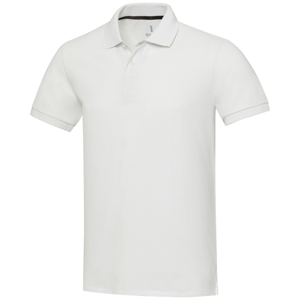 Logo trade meened foto: Emerald lühikeste varrukatega unisex Aware™ taaskasutatud polo