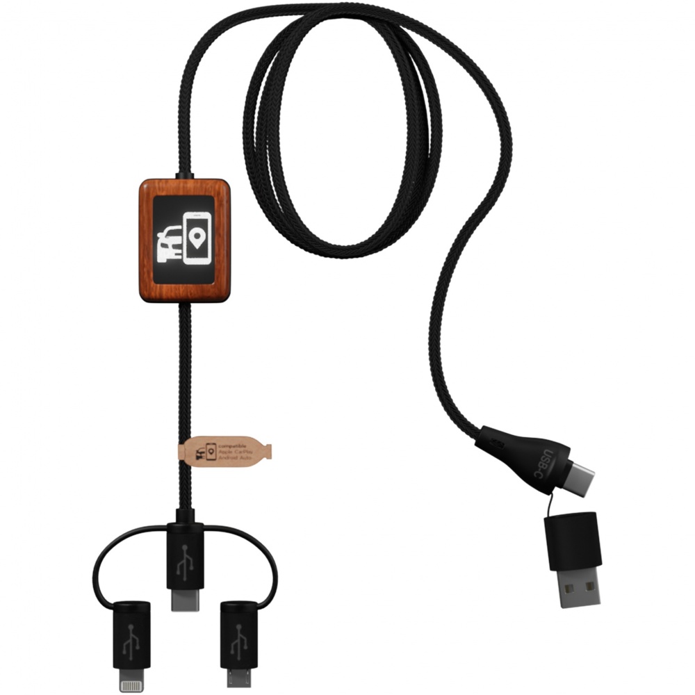 Logo trade reklaamkingid foto: SCX.design C46 5-in-1 CarPlay kaabel