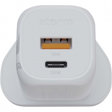 Logotrade reklaamkingitused pilt: Xtorm XEC035 GaN² Ultra 35W seinalaadija - Ühendkuningriigi pistik