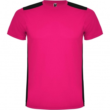 Logo trade firmakingituse pilt: Detroidi lühikeste varrukatega unisex spordisärk