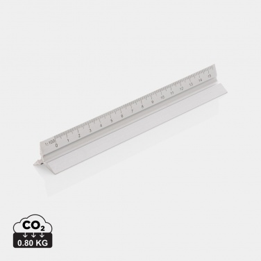 Logotrade ärikingid pilt: 15 cm. Alumiiniumist kolmnurkne joonlaud